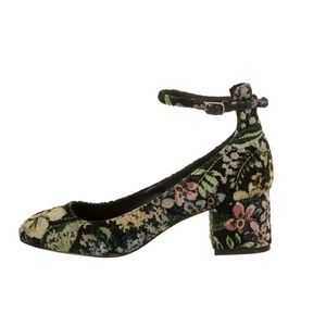 New SANDRO Paris Elise Floral Print Pumps Shoes